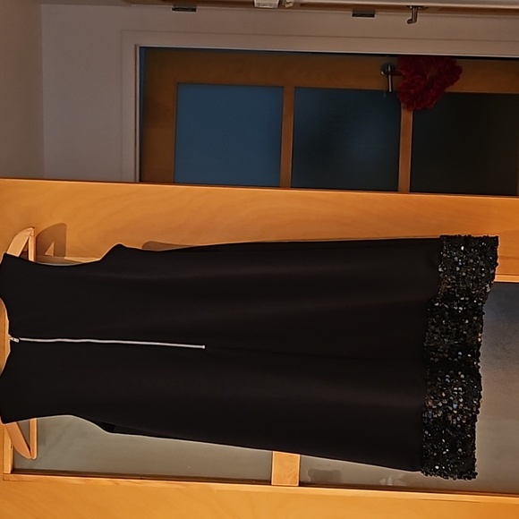 Lands End Black Sequins Jumper - Picture 4 of 6